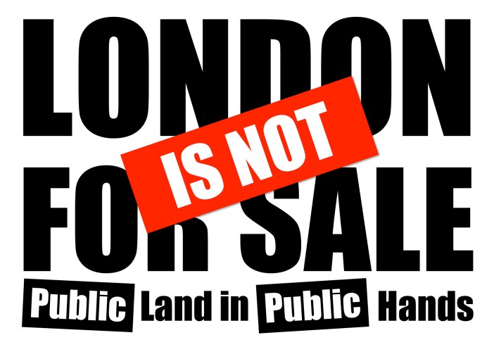 London is not for sale (colour)