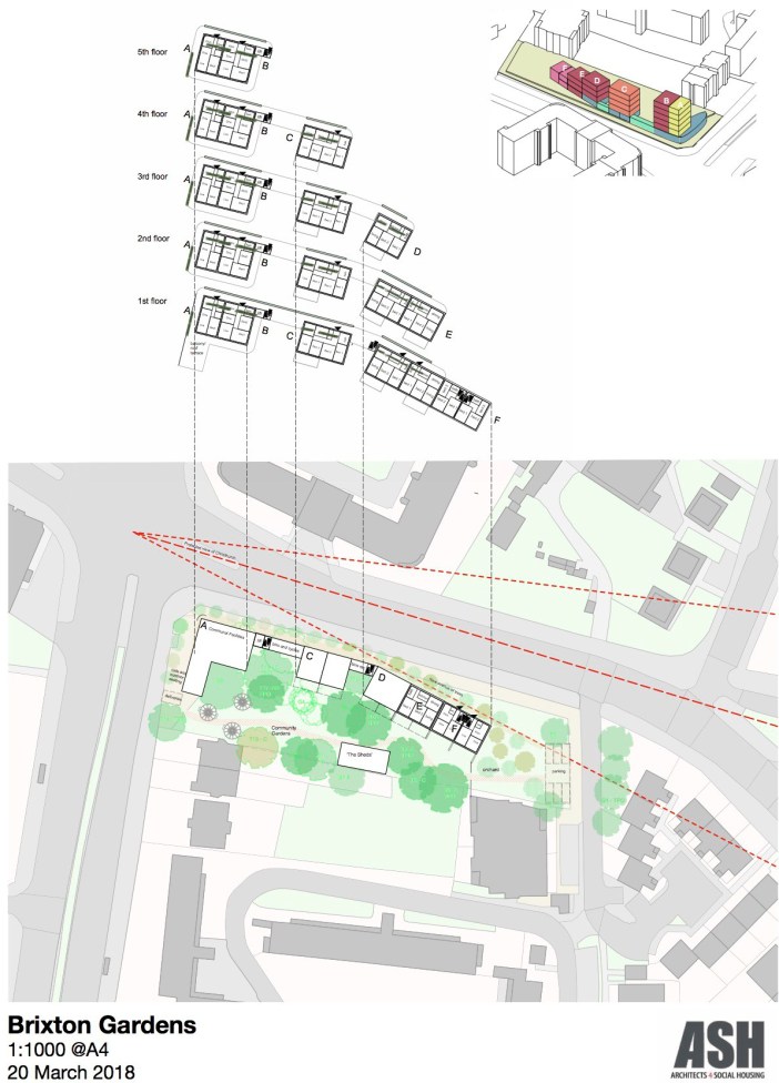ASH, Brixton Gardens: Proposed Plan