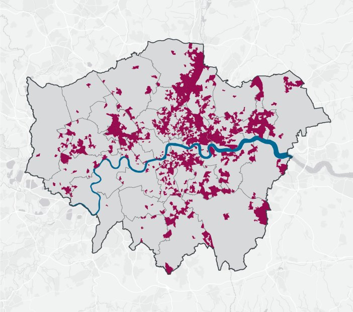 Figure 2.19, Strategic Areas for Regeneration, Policy SD10 Strategic and local regeneration, Draft New London Plan