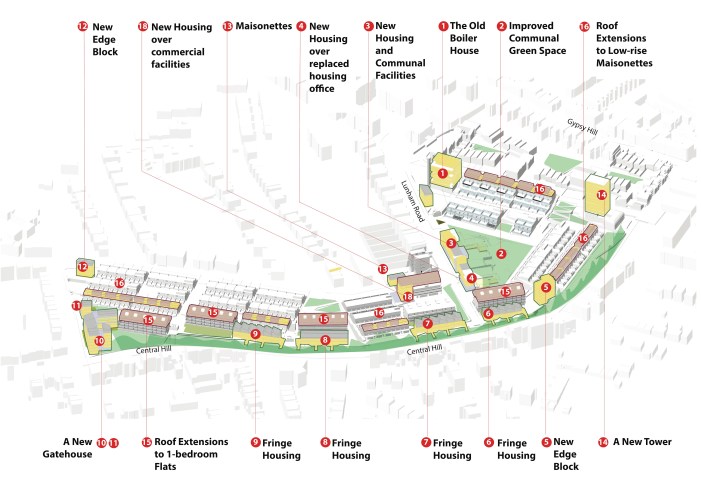 ASH design proposals for Central Hill estate