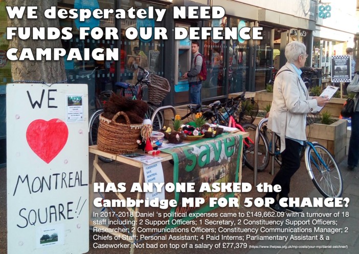 Lionel Vida, Flyer for Montreal Square campaign