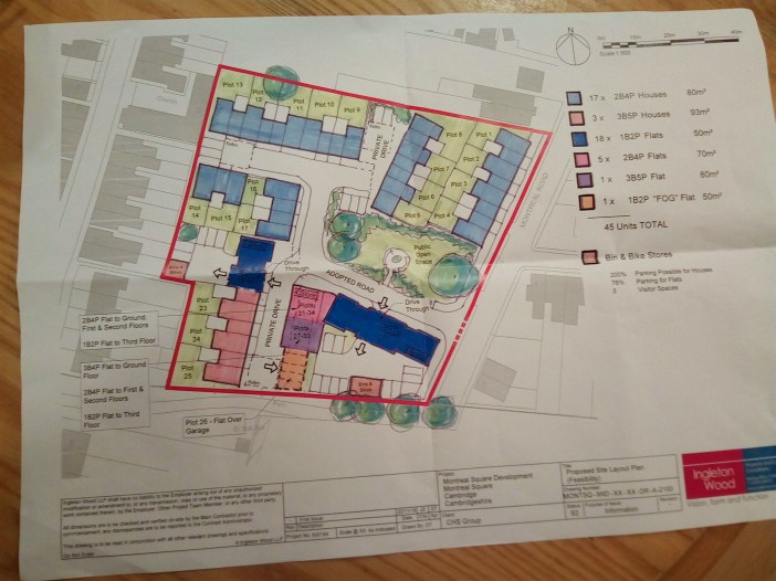 Ingleton Wood, Proposed Site Layout Plan, Montreal Square Development